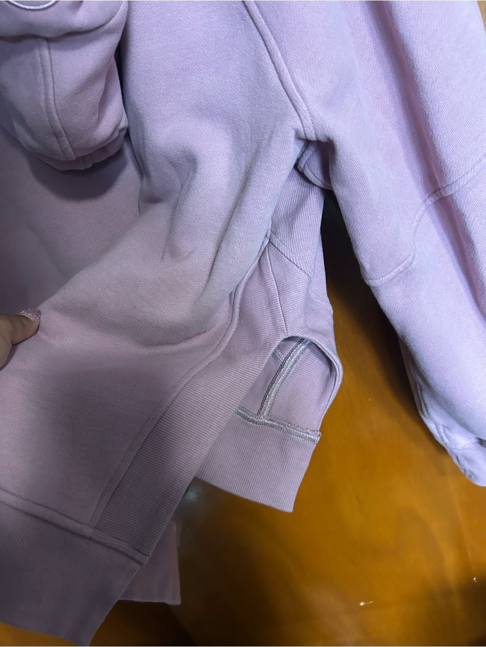 lululemon Scuba Hoodie, split side - Picture 3 of 4